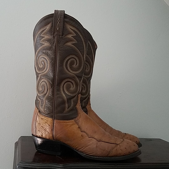 Tony Lama Ostrich Cowboy Boots!! - Picture 5 of 12